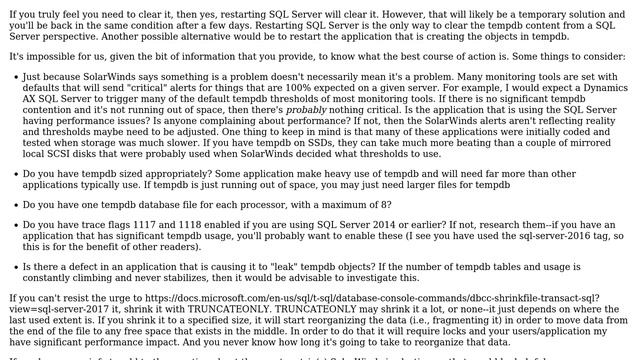 Databases: How to clear temp database content in SQL Server? смотреть онлайн