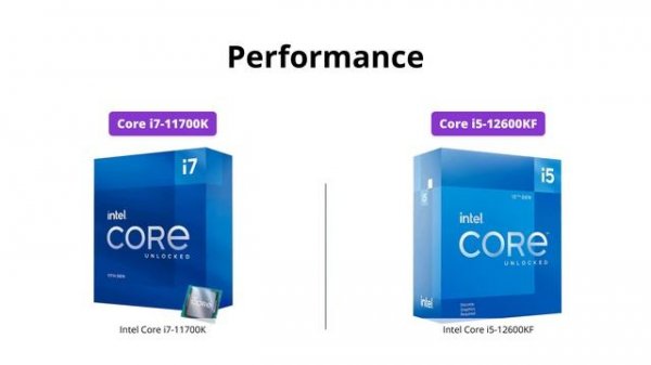 Intel Core i7-11700K vs i5-12600KF Processors Comparison