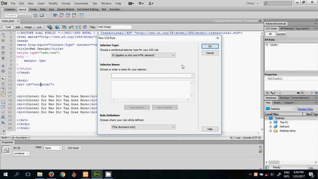 Design a PHP Header Dreamweaver Tutorial смотреть онлайн