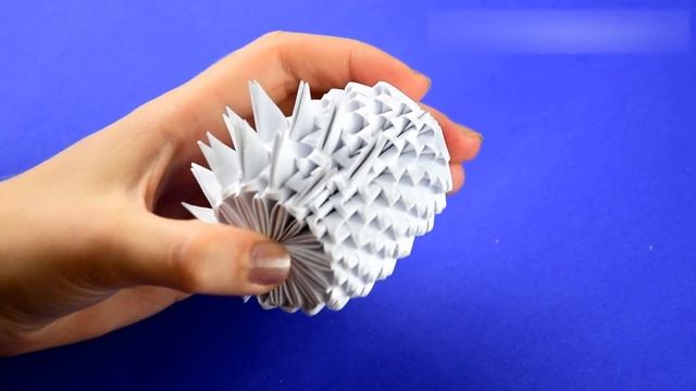 Как сделать павлина из бумаги оригами из модулей. Красивый подарок своими руками. Птица пав смотреть онлайн