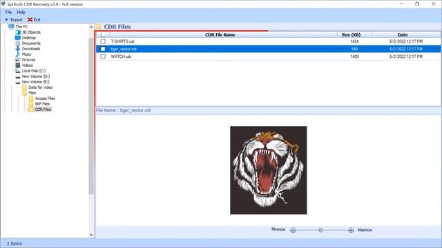 SysTools CDR Recovery Tool - A CorelDRAW Files Recovery Software