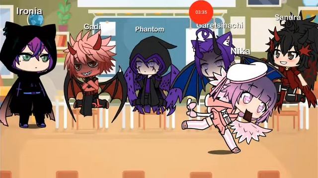 Gacha life сериал "Ангел среди ДЕМОНов" смотреть онлайн