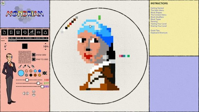Mondrian - Plastic Reality Speedpaint #5 - Girl with a Pearl Earring смотреть онлайн