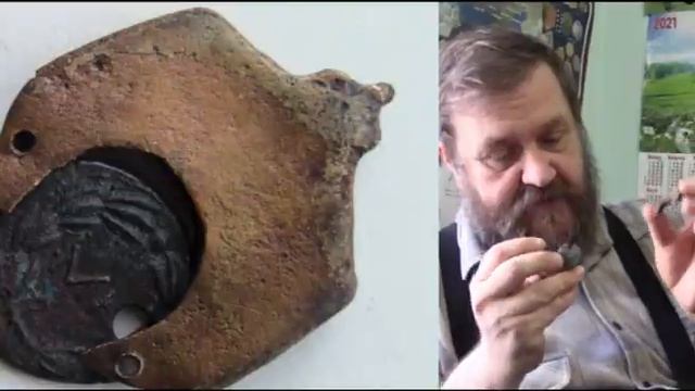 Подвеска из античной монеты с улицы Толстого #Археология #Археологическиенаходки смотреть онлайн