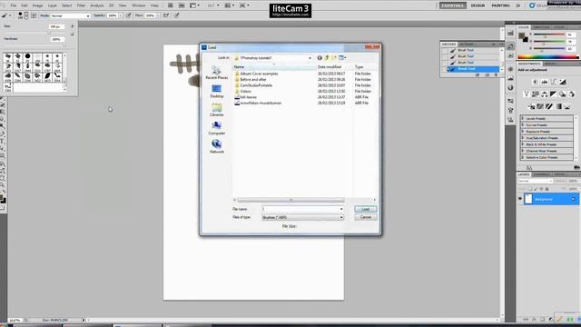 How to load your own brushes - Photoshop CS 5 смотреть онлайн