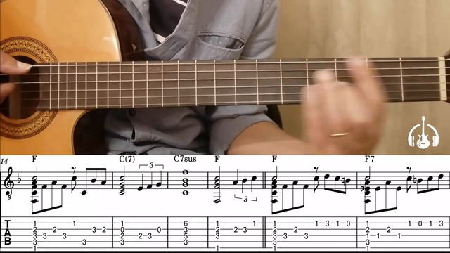 My Way (Frank Sinatra) - Guitar Tutorial with tabs and score смотреть онлайн