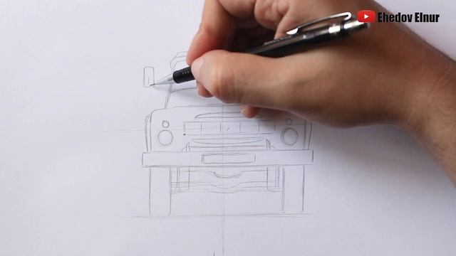 Как нарисовать машину Зил | Ehedov Elnur смотреть онлайн