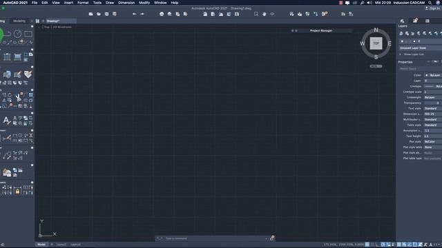 03 Accesando a las paletas de trabajo de AutoCAD para Mac Os CAD CAM смотреть онлайн