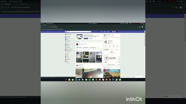 FACEBOOK POST AUTOMATION | SELENIUM | PYAUTOGUI | PYTHON смотреть онлайн