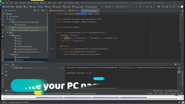 How to create auto image slider in Android | FreeTechPort смотреть онлайн