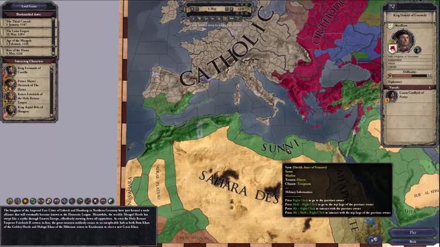 Crusader Kings 2 Tutorial: Selecting a Character смотреть онлайн
