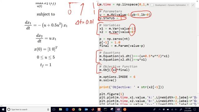 Optimize Ordinary Differential Equations with Python GEKKO смотреть онлайн