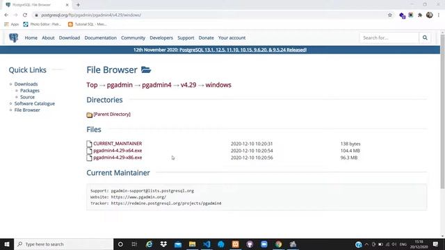 How to download PgAdmin / Postgre SQL Tools database. смотреть онлайн