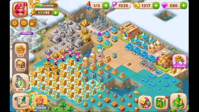 Merge Tales - Part 18 - Level 13 - Walkthrough - FULL STORY - CaroGamesNL смотреть онлайн