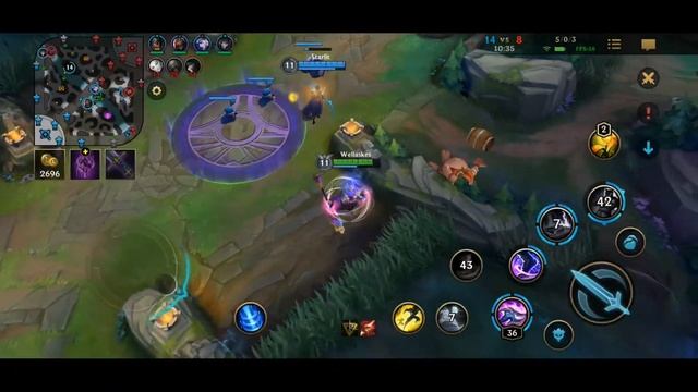 ЖЁСТКИЙ ПРЕССИНГ НА БОТЛЕЙН! LEAGUE OF LEGENDS WILD RIFT #LOL #LOLWR смотреть онлайн