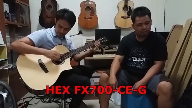Test HEX Guitar FX700-CE-G, D350-CE โดย Na Mod Shop смотреть онлайн