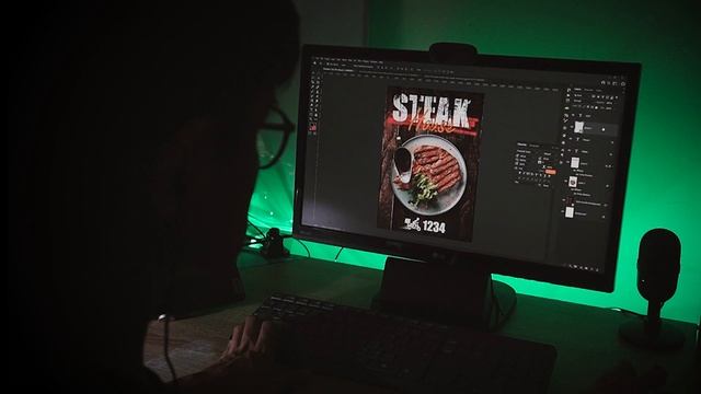 Behind the Scenes | Flyer Design in Adobe Photoshop CC смотреть онлайн