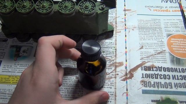 Покраска танка Т-34-76 (Часть 2) смотреть онлайн