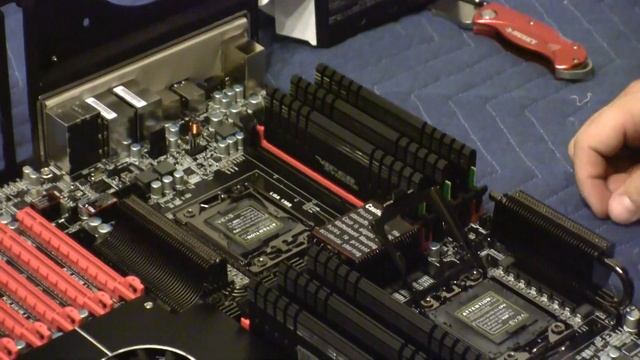 Part 6: Unboxing two Intel Xeon 5690 CPUs and installing into the EVGA Classified SR-2 Motherboard смотреть онлайн