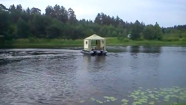 Надувной катамаран + палатка смотреть онлайн