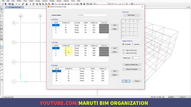 PART 7 - Defining The #Grids in #SAP 2000 смотреть онлайн