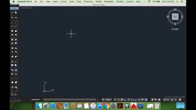 Tutorial -3 AutoCAD 2016 On Macintosh (Mac ) - Methods Of Drawing Lines And Dimensions