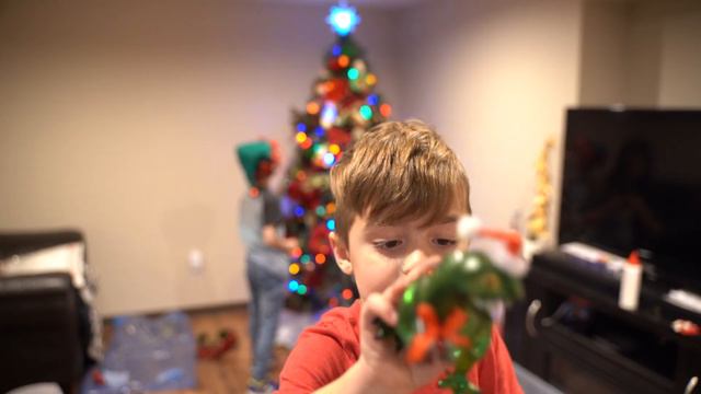Kids Decorate the Christmas Tree | Vlogmas 2018, Episode 8 смотреть онлайн