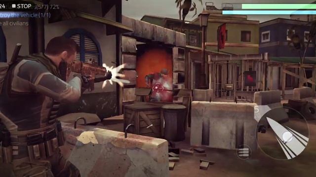 How to play Cover fire shooting game free Android gameplay смотреть онлайн