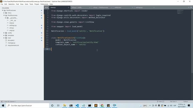 Notificaciones con Django - Python. Front parte 1. смотреть онлайн