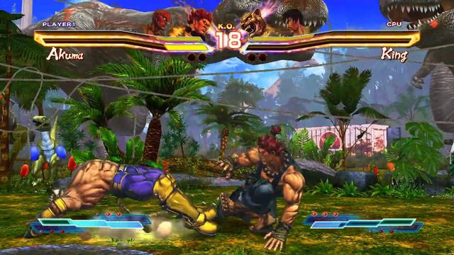 Akuma & Dhalsim vs Law & King (Hardest AI) - Street Fighter X Tekken смотреть онлайн