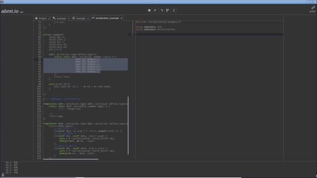 Serialization example смотреть онлайн