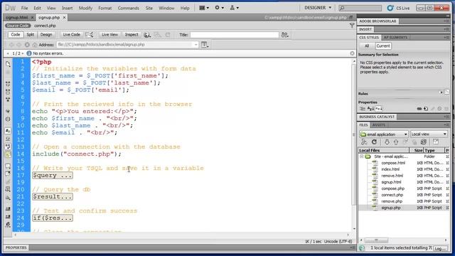 PHP and MySQL: Email App Project - Part 3 (Signup.php) смотреть онлайн