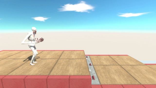Jumping Above Deadly TNT - Animal Revolt Battle Simulator