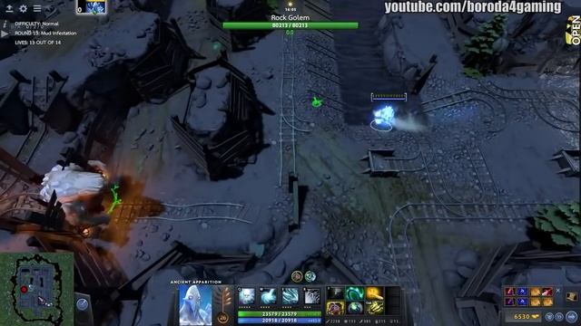 Dota 2 Epic Boss Fight Соло Прохождение Ancient Apparition смотреть онлайн