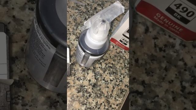 How to refill cartridge PG 445 of CANON/HP PIXMA printer MG 24xx, MG 2440 смотреть онлайн