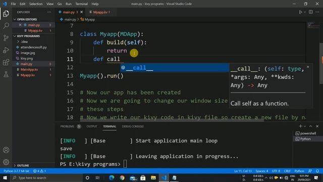 Creating a Backdrop Panel using KivyMD || MDBackdrop class || Mobile App Development смотреть онлайн