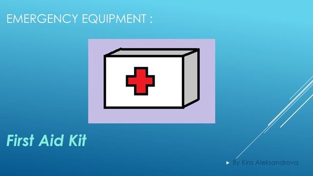 Aircraft Emergency Equipment - Basic Vocabulary In English