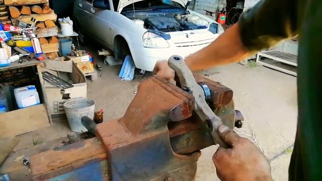 #Ремонт передней подвески#PRIORA смотреть онлайн