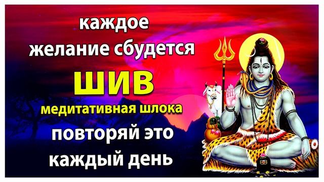 Поклоняйтесь Маха Шиве Божественными стихами - Медитация Шива Шлока - Повторяйте это каждый день