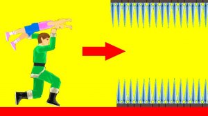 НЕ КИДАЙ МЕНЯ ТУДА! ПОЛЁТ ЧЕРЕЗ ОСТРЫЕ ШИПЫ! ПРОШЕЛ УГАРНЫЙ УРОВЕНЬ В ХЭППИ ВИЛС (Happy Wheels)