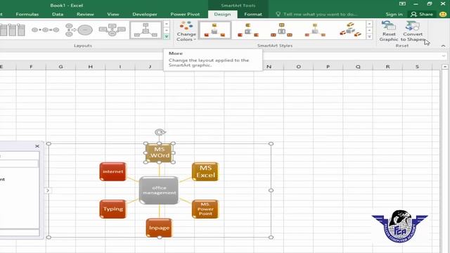 MS excel 2016 step by step free class in urdu || Lecture 13 || Smartart All Commands || Screen shor смотреть онлайн