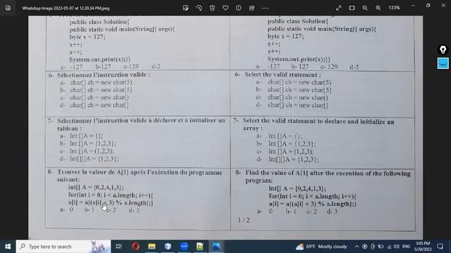 (2) Session 2022 _2 : 1 - Solution - part1 Java Par Rasha Rifai смотреть онлайн