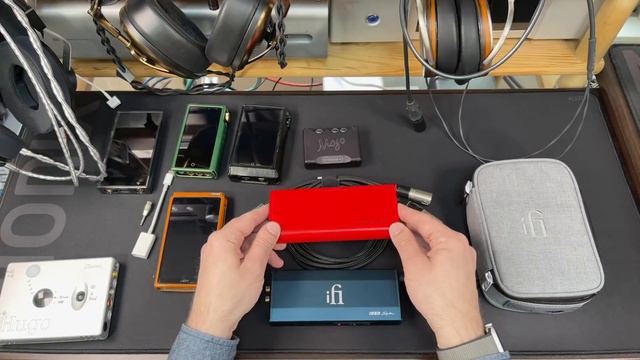 What's bright red and with good headphones makes music sound great? The iFi iDSD Diablo смотреть онлайн