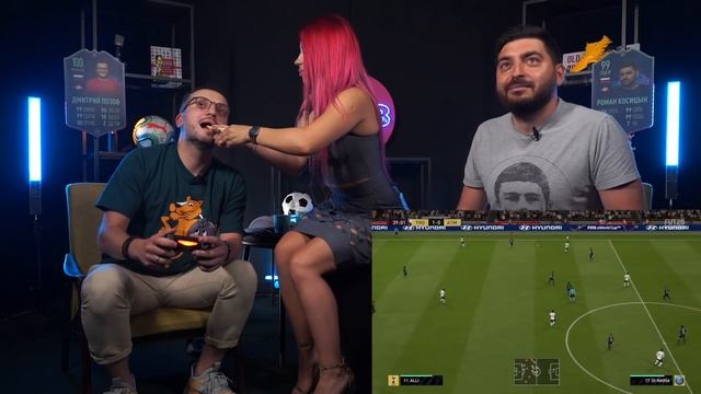 Девушка раздевается за каждый гол в FIFA. Кубок фиферов 2020. 4 тур. Поз и Кос Vs GENA MILLER
