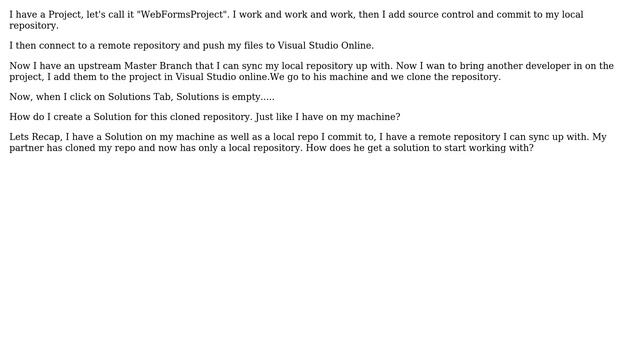 Create Project from Cloned git Repository in Visual Studio 2012 смотреть онлайн
