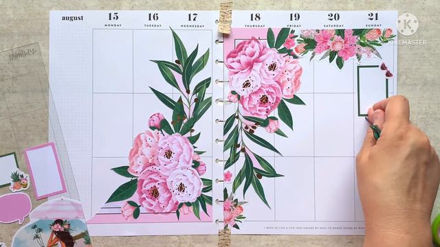 PLAN WITH ME WEEKLY SPREAD PINK DREAMS • LIVE LOVE POSH + SCRAPBOOK PAPER смотреть онлайн