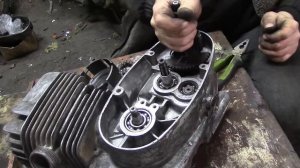 СБОРКА ДВИГАТЕЛЯ ВОСХОД 3М/ЗАМЕНИЛ ПОДШИПНИКИ И МОТОРНУЮ ЦЕПЬ/ДИСКИ АТЛАНТ