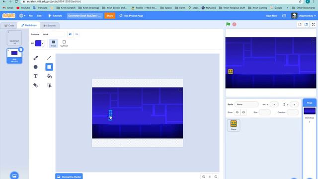 Geometry Dash In Scratch?!?! | Scratch Tutorial | Part 1 смотреть онлайн
