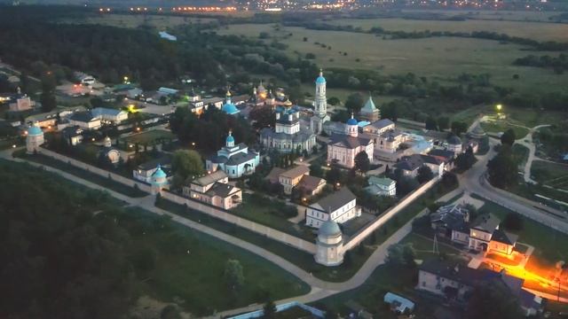 Храм Оптина пустынь - с высоты!