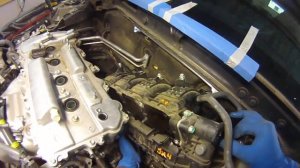 Toyota Camry XV50 2AR-FE USA LPG ГБО демонтаж впускного колектора